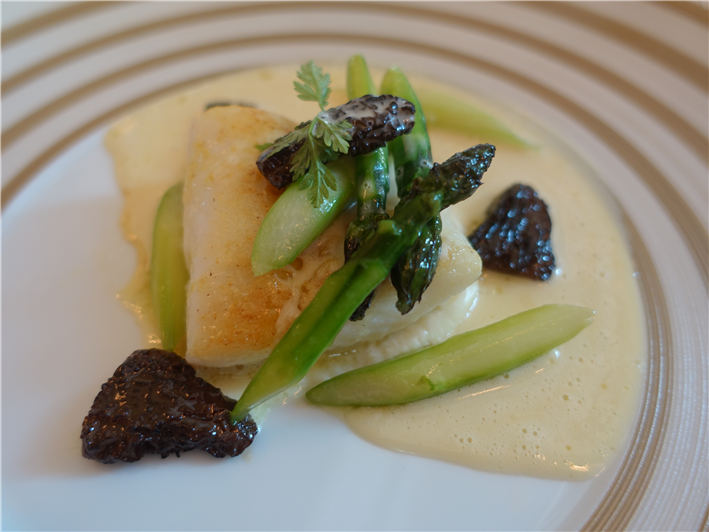 John Dory with champagne sauce